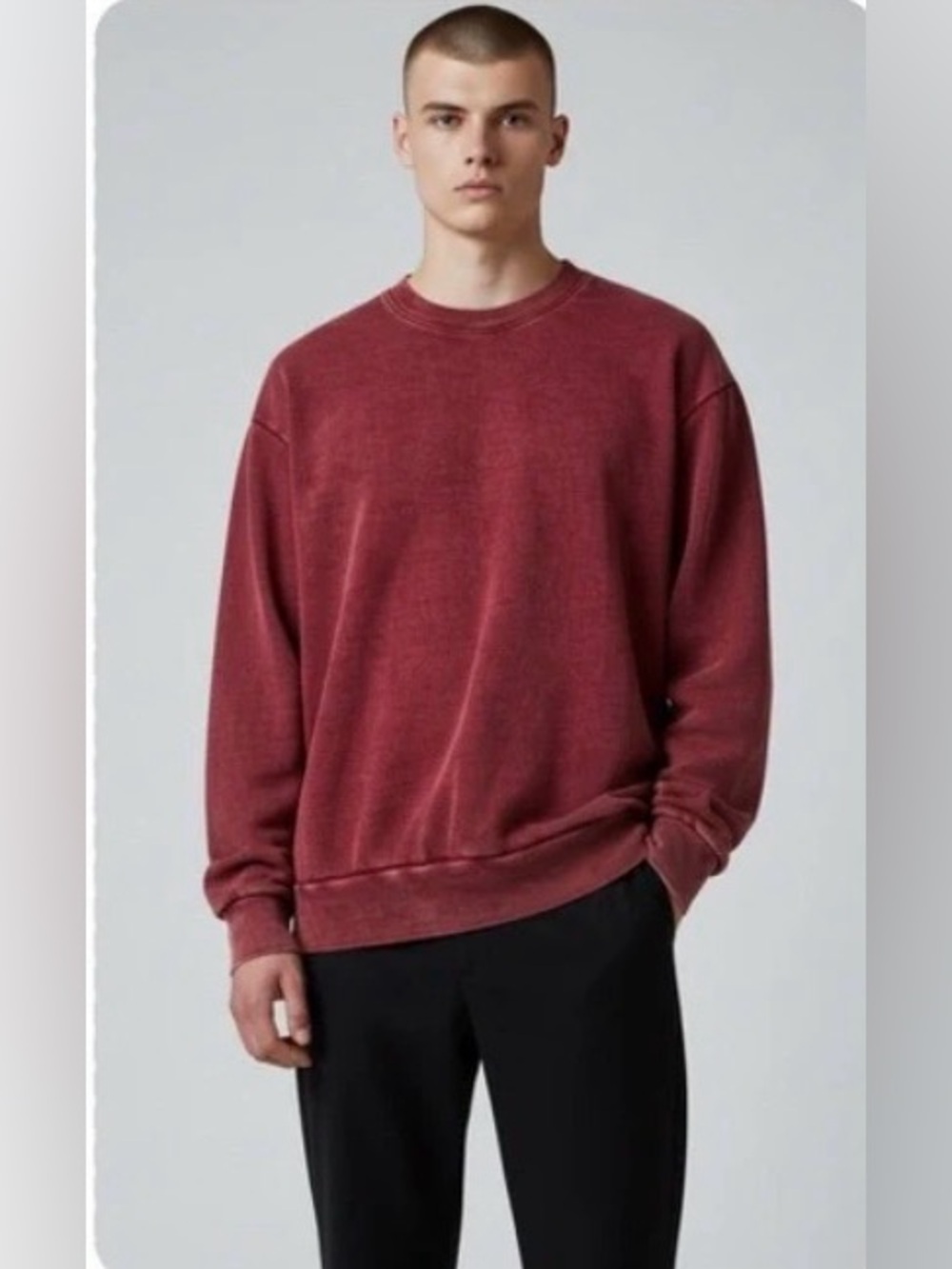 AMERICAN GIANT Unisex American Vintage Crew Sweatshirt - size Small
